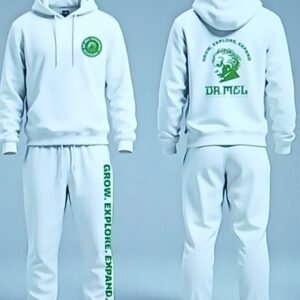 Piece pants & jacket  jumpsuit sets in white color