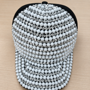 Pearl Studded Baseball Cap